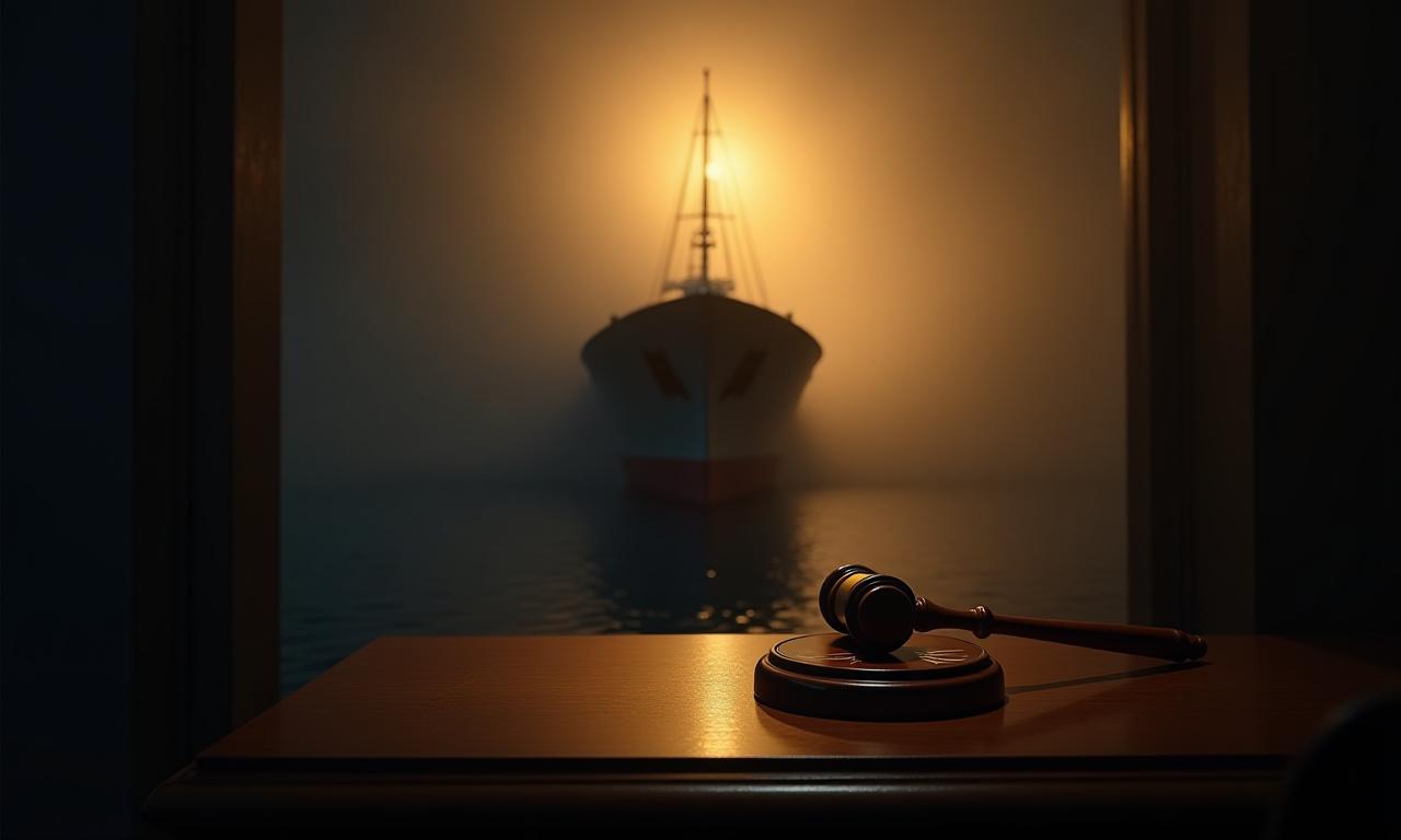 Abstrakte maritime Rechtsdarstellung